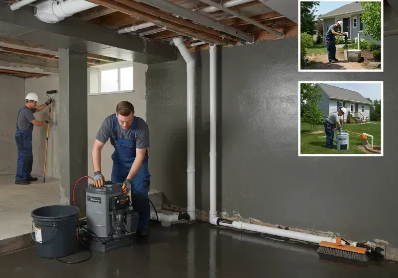 Basement Waterproofing and Flood Prevention process in Meadowbrook, AL